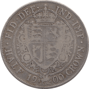 1900 HALFCROWN ( FINE ) 8 - HALFCROWN - Cambridgeshire Coins