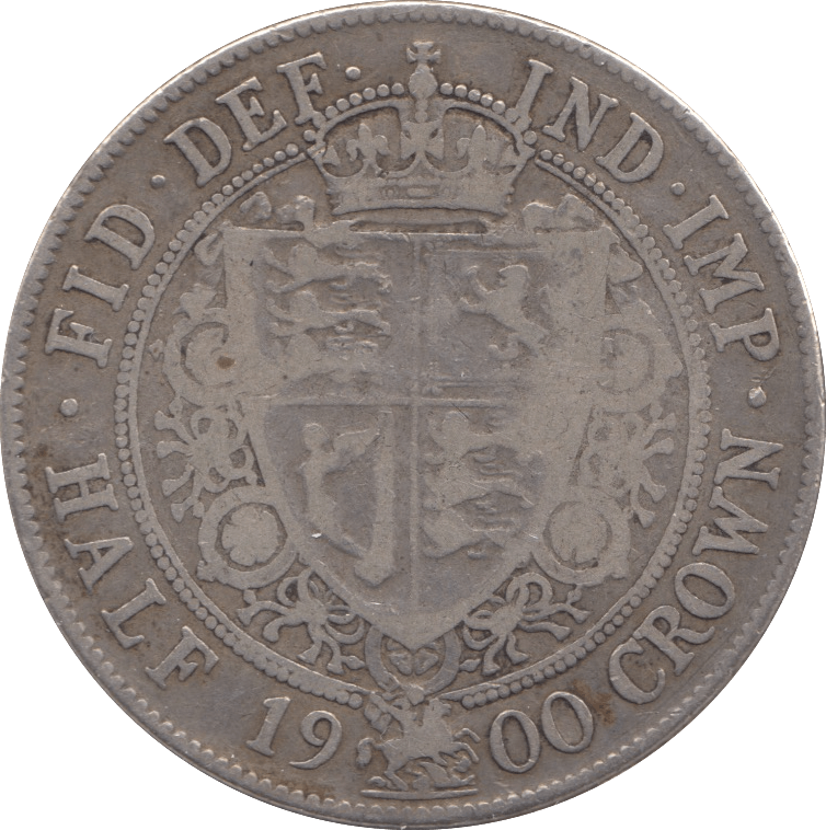 1900 HALFCROWN ( FINE ) 8 - HALFCROWN - Cambridgeshire Coins