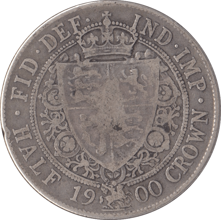 1900 HALFCROWN ( FINE ) - Halfcrown - Cambridgeshire Coins