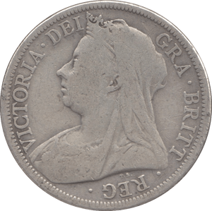 1900 HALFCROWN ( FINE ) - Halfcrown - Cambridgeshire Coins