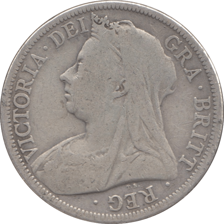 1900 HALFCROWN ( FINE ) - Halfcrown - Cambridgeshire Coins