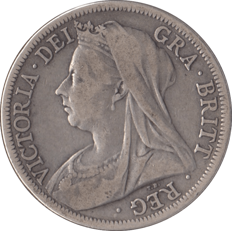 1900 HALFCROWN ( FINE ) - Halfcrown - Cambridgeshire Coins