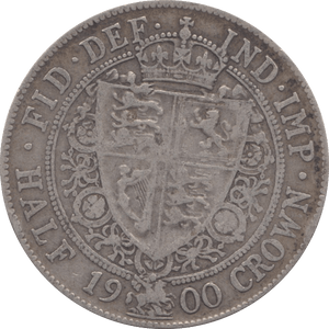 1900 HALFCROWN ( GF ) 2 - HALFCROWN - Cambridgeshire Coins