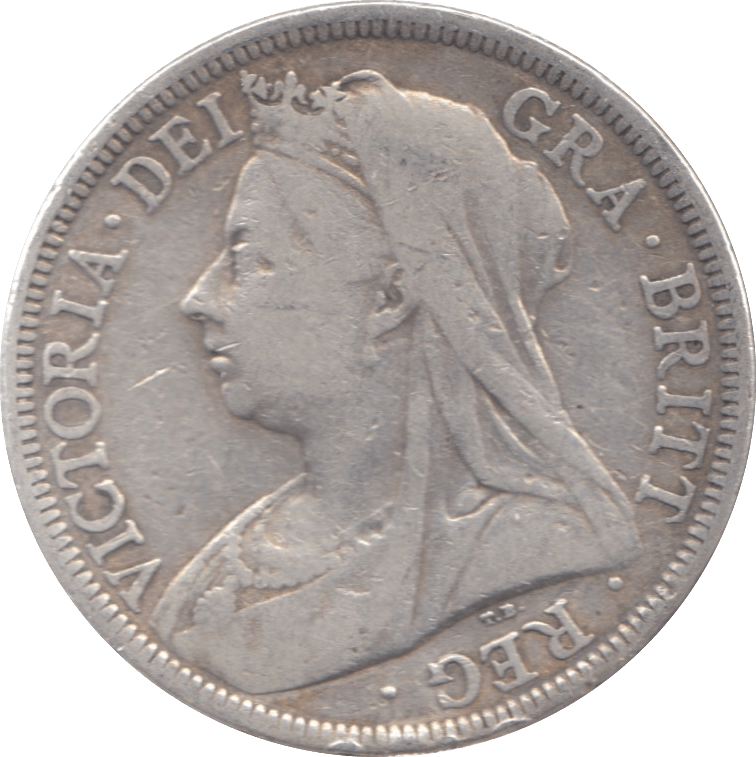 1900 HALFCROWN ( GF ) 8 - Halfcrown - Cambridgeshire Coins