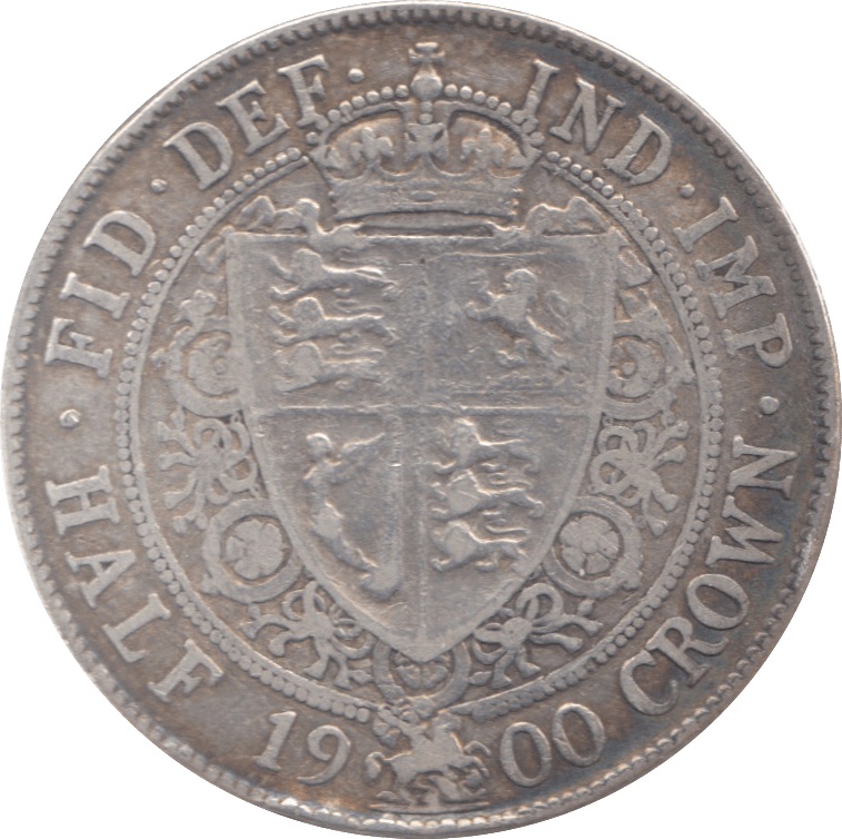1900 HALFCROWN ( GF ) 8 - Halfcrown - Cambridgeshire Coins