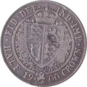 1900 HALFCROWN ( GF ) C - Halfcrown - Cambridgeshire Coins