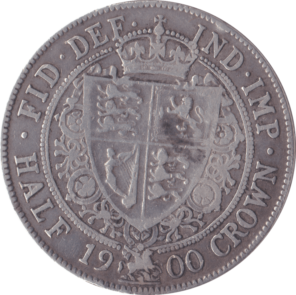 1900 HALFCROWN ( GF ) C - Halfcrown - Cambridgeshire Coins