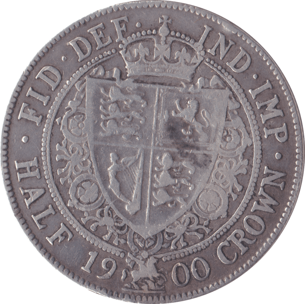 1900 HALFCROWN ( GF ) C - Halfcrown - Cambridgeshire Coins