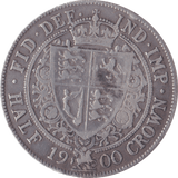 1900 HALFCROWN ( GF ) C - Halfcrown - Cambridgeshire Coins