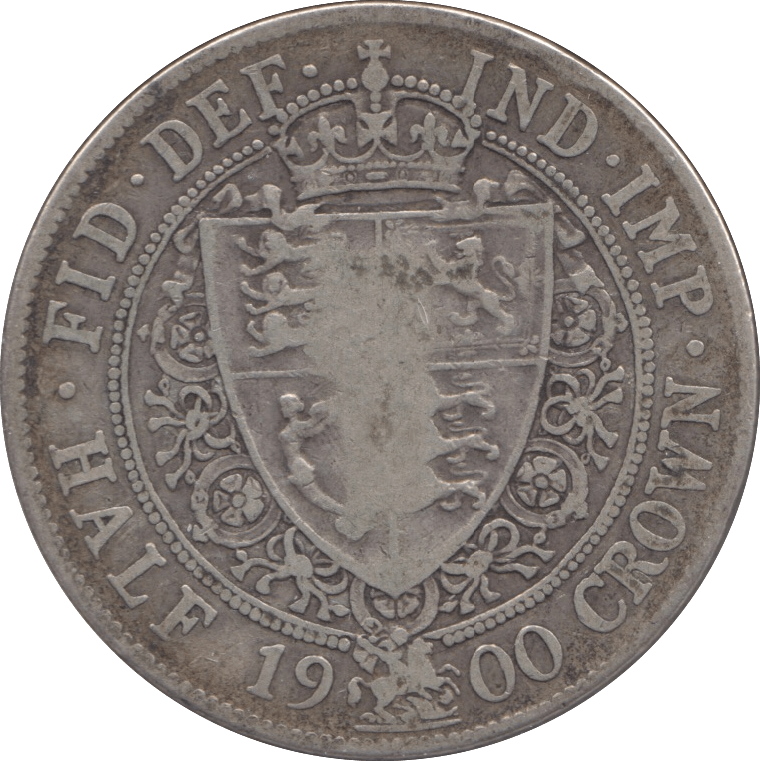 1900 HALFCROWN ( GF ) - Halfcrown - Cambridgeshire Coins