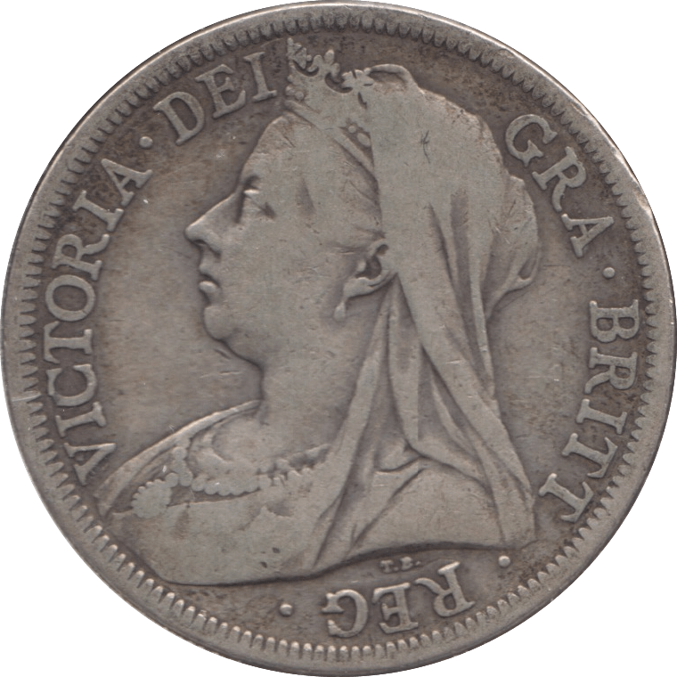 1900 HALFCROWN ( GF ) - Halfcrown - Cambridgeshire Coins