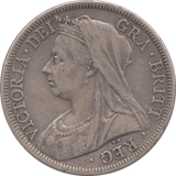 1900 HALFCROWN ( GF ) - Halfcrown - Cambridgeshire Coins