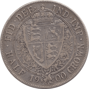 1900 HALFCROWN ( GF ) - Halfcrown - Cambridgeshire Coins