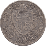 1900 HALFCROWN ( GF ) - Halfcrown - Cambridgeshire Coins