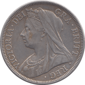 1900 HALFCROWN ( GVF ) - Halfcrown - Cambridgeshire Coins