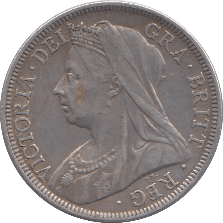 1900 HALFCROWN ( GVF ) - Halfcrown - Cambridgeshire Coins