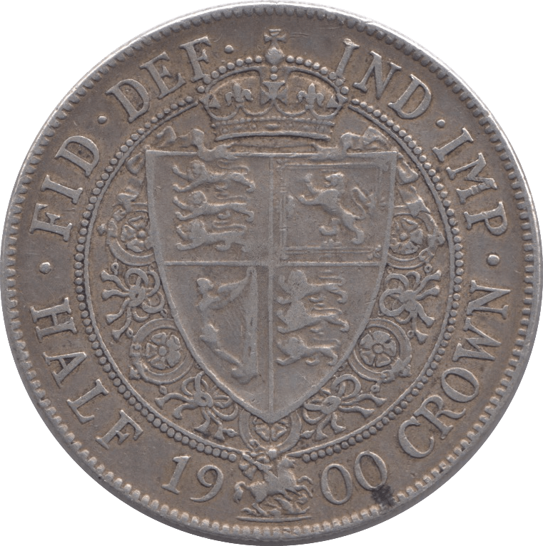 1900 HALFCROWN ( GVF ) - Halfcrown - Cambridgeshire Coins