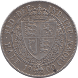 1900 HALFCROWN ( GVF ) - Halfcrown - Cambridgeshire Coins