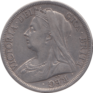 1900 HALFCROWN ( VF ) 4 - Halfcrown - Cambridgeshire Coins