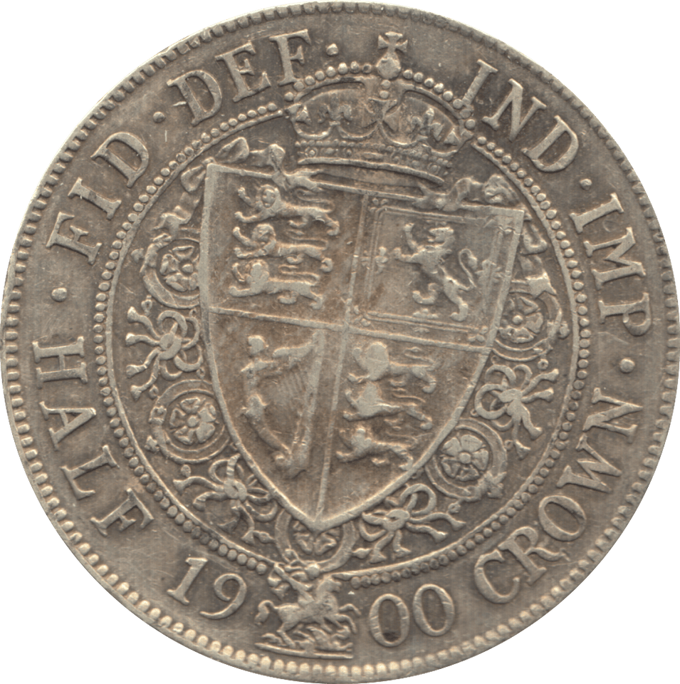 1900 HALFCROWN ( VF ) 7 - Halfcrown - Cambridgeshire Coins
