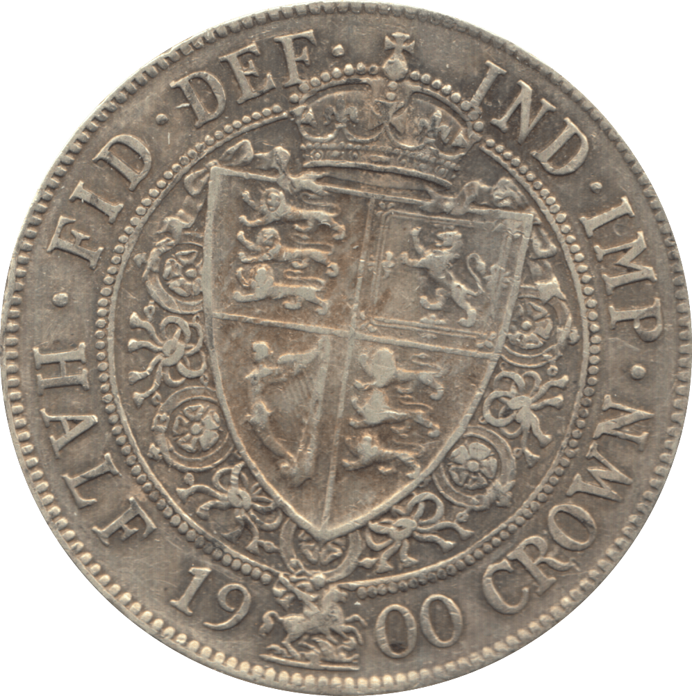 1900 HALFCROWN ( VF ) 7 - Halfcrown - Cambridgeshire Coins