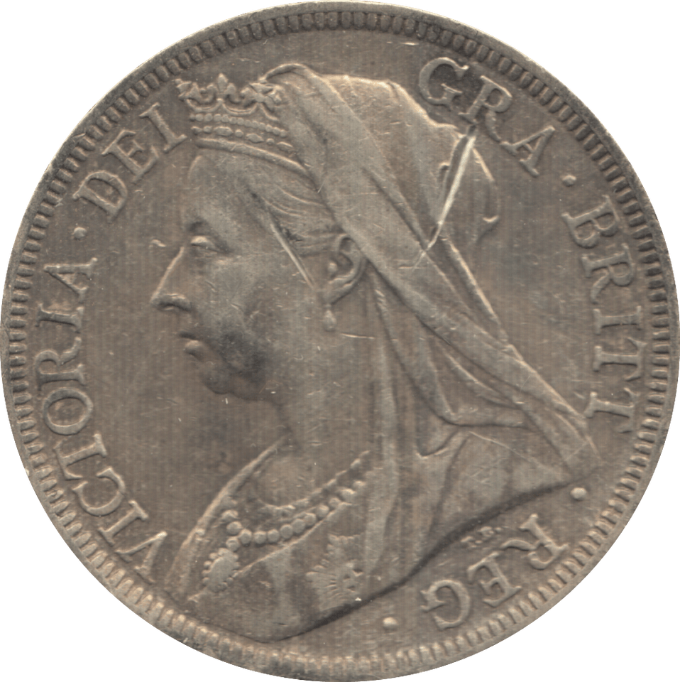 1900 HALFCROWN ( VF ) 7 - Halfcrown - Cambridgeshire Coins