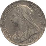 1900 HALFCROWN ( VF ) 7 - Halfcrown - Cambridgeshire Coins