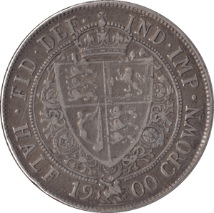 1900 HALFCROWN ( VF ) - HALFCROWN - Cambridgeshire Coins