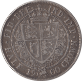 1900 HALFCROWN ( VF ) - HALFCROWN - Cambridgeshire Coins