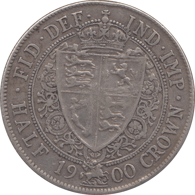 1900 HALFCROWN ( VF ) - Halfcrown - Cambridgeshire Coins