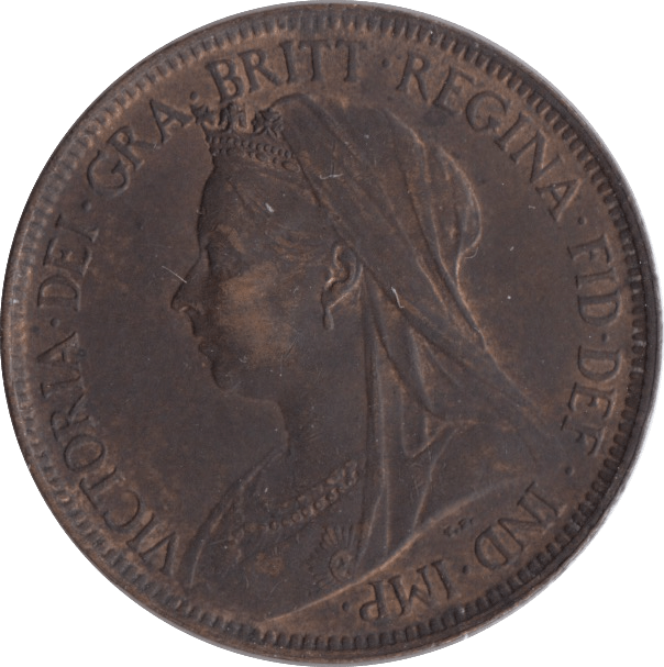 1900 HALFPENNY ( EF ) - Halfpenny - Cambridgeshire Coins