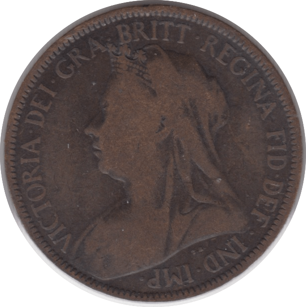 1900 HALFPENNY ( F ) 3 - Halfpenny - Cambridgeshire Coins