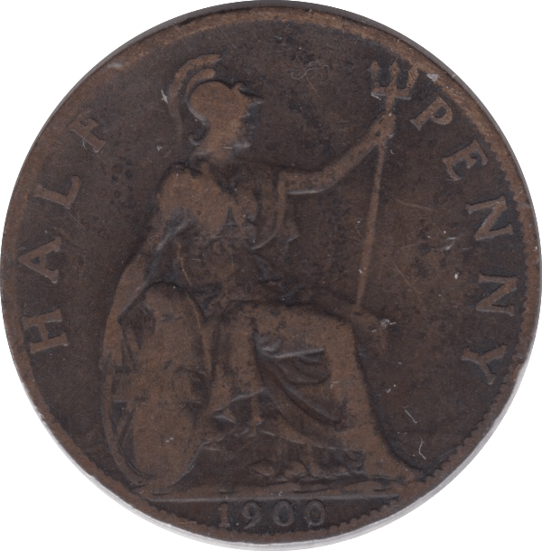 1900 HALFPENNY ( F ) 3 - Halfpenny - Cambridgeshire Coins