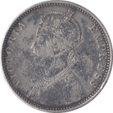 1900 INDIAN SILVER ONE RUPEE - SILVER WORLD COINS - Cambridgeshire Coins