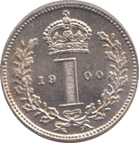 1900 MAUNDY ONE PENNY ( BU ) - Maundy Coins - Cambridgeshire Coins