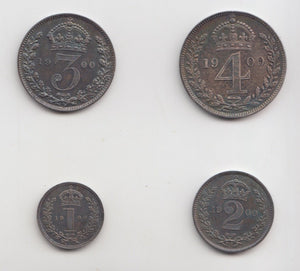 1900 MAUNDY SET VICTORIA - Maundy Set - Cambridgeshire Coins