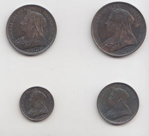 1900 MAUNDY SET VICTORIA - Maundy Set - Cambridgeshire Coins