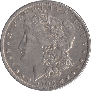 1900 MORGAN DOLLAR USA NEW ORLEANS MINT - SILVER WORLD COINS - Cambridgeshire Coins