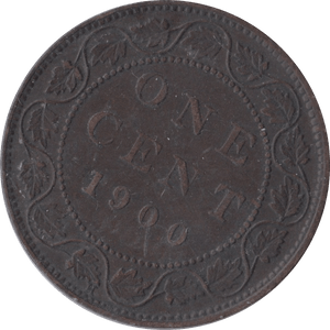 1900 ONE CENT CANADA - WORLD COINS - Cambridgeshire Coins