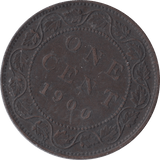1900 ONE CENT CANADA - WORLD COINS - Cambridgeshire Coins