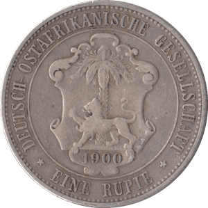 1900 ONE RUPEE GERMAN EAST AFRICA - WORLD COINS - Cambridgeshire Coins