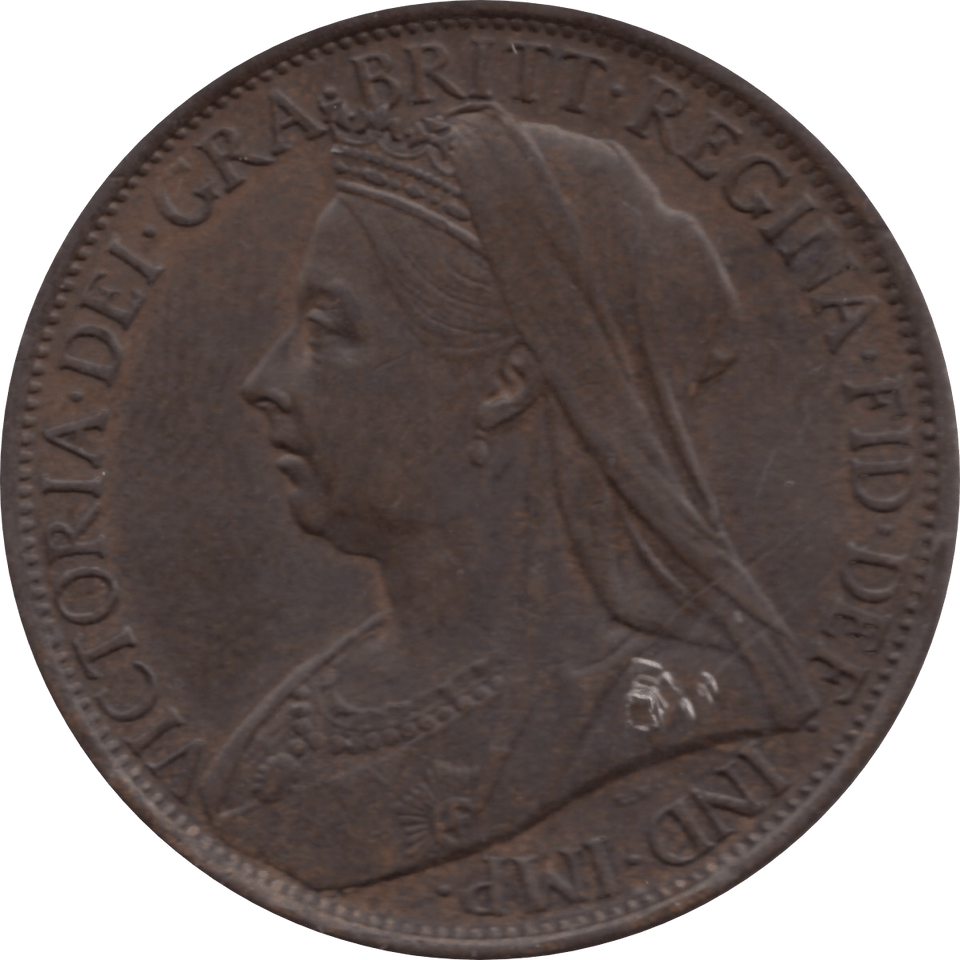 1900 PENNY 1 ( EF ) 10 - Penny - Cambridgeshire Coins