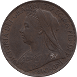 1900 PENNY 1 ( EF ) 10 - Penny - Cambridgeshire Coins