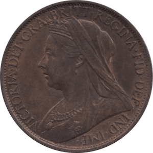 1900 PENNY 1 ( EF ) 12 - Penny - Cambridgeshire Coins