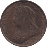 1900 PENNY 1 ( EF ) 12 - Penny - Cambridgeshire Coins