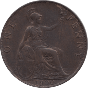 1900 PENNY 1 ( EF ) 12 - Penny - Cambridgeshire Coins