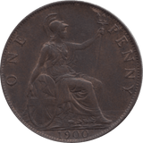 1900 PENNY 1 ( EF ) 12 - Penny - Cambridgeshire Coins
