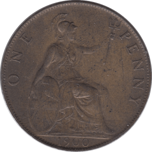 1900 PENNY 1 ( EF ) 6 - Penny - Cambridgeshire Coins