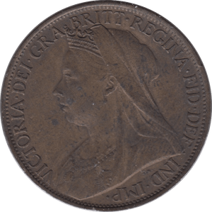 1900 PENNY 1 ( EF ) 6 - Penny - Cambridgeshire Coins