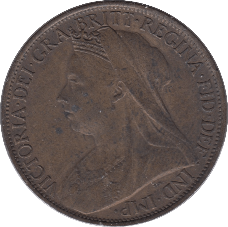 1900 PENNY 1 ( EF ) 6 - Penny - Cambridgeshire Coins